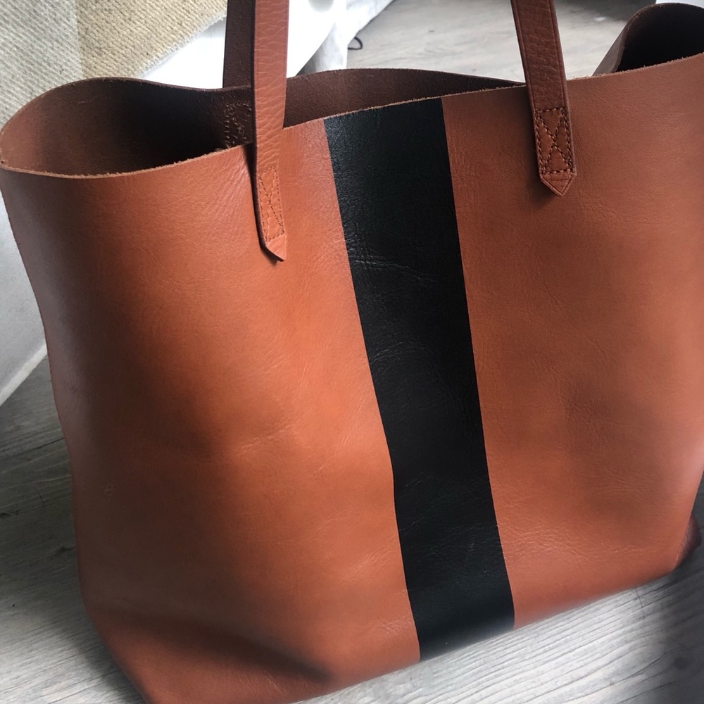 NWOT Madewell Stripe Transport Tote